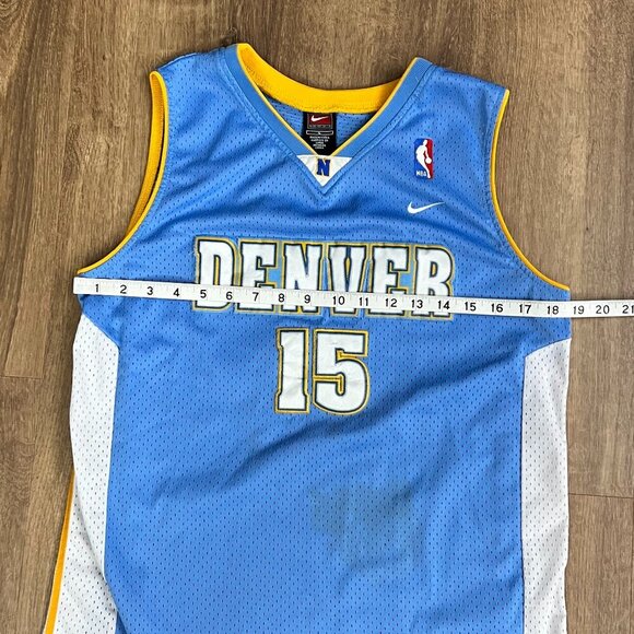 Vintage Nike Carmelo Anthony Denver Nuggets Jersey YOUTH Large Swingman - Picture 8 of 10